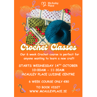 Learn Crochet – 6-Week Course Starting 14th October