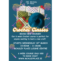 Learn Crochet – 6-Week Course Starting 18th March