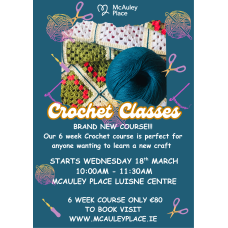 Learn Crochet – 6-Week Course Starting 18th March