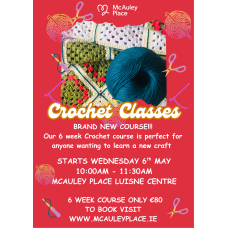 Learn Crochet – 6-Week Course Starting 6th May