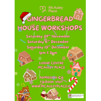 Gingerbread House Workshop – McAuley Place Naas – Festive Family Fun