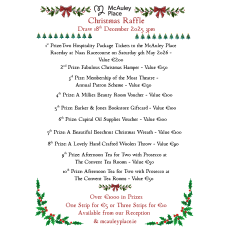 McAuley Place Christmas Raffle