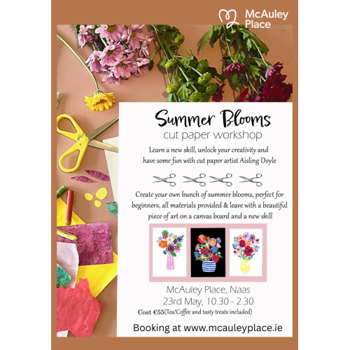 Summer Blooms Cut Paper Workshop Summer Blooms Cut Paper Workshop